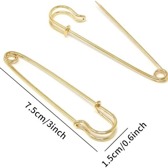 Honbay 20PCS 3Inch Heavy Duty Extra Large Safety Pins - Picture 3 of 7